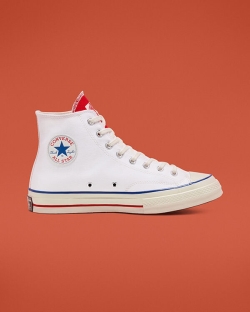 Converse Varsity Remix Chuck 70 Bayan Uzun Ayakkabı Beyaz/Kırmızı | 4538179-Türkiye